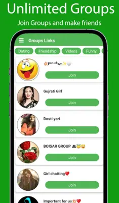 Groups Links android App screenshot 3